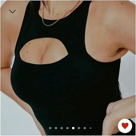 Klassy Network Peekaboo Bramisuit New Cut Out Bodysuit Mob Wife Sexy - Picture 3 of 7